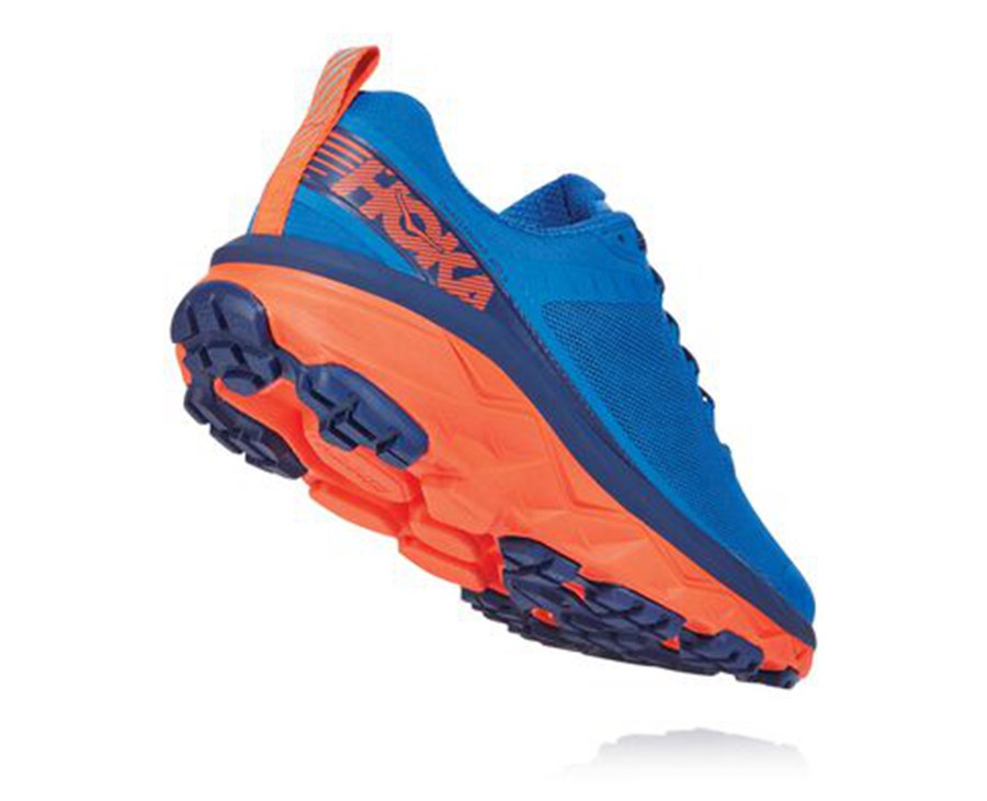 Zapatillas Trail Hoka One One Hombre - Challenger Atr 5 - Azules - MHD916823